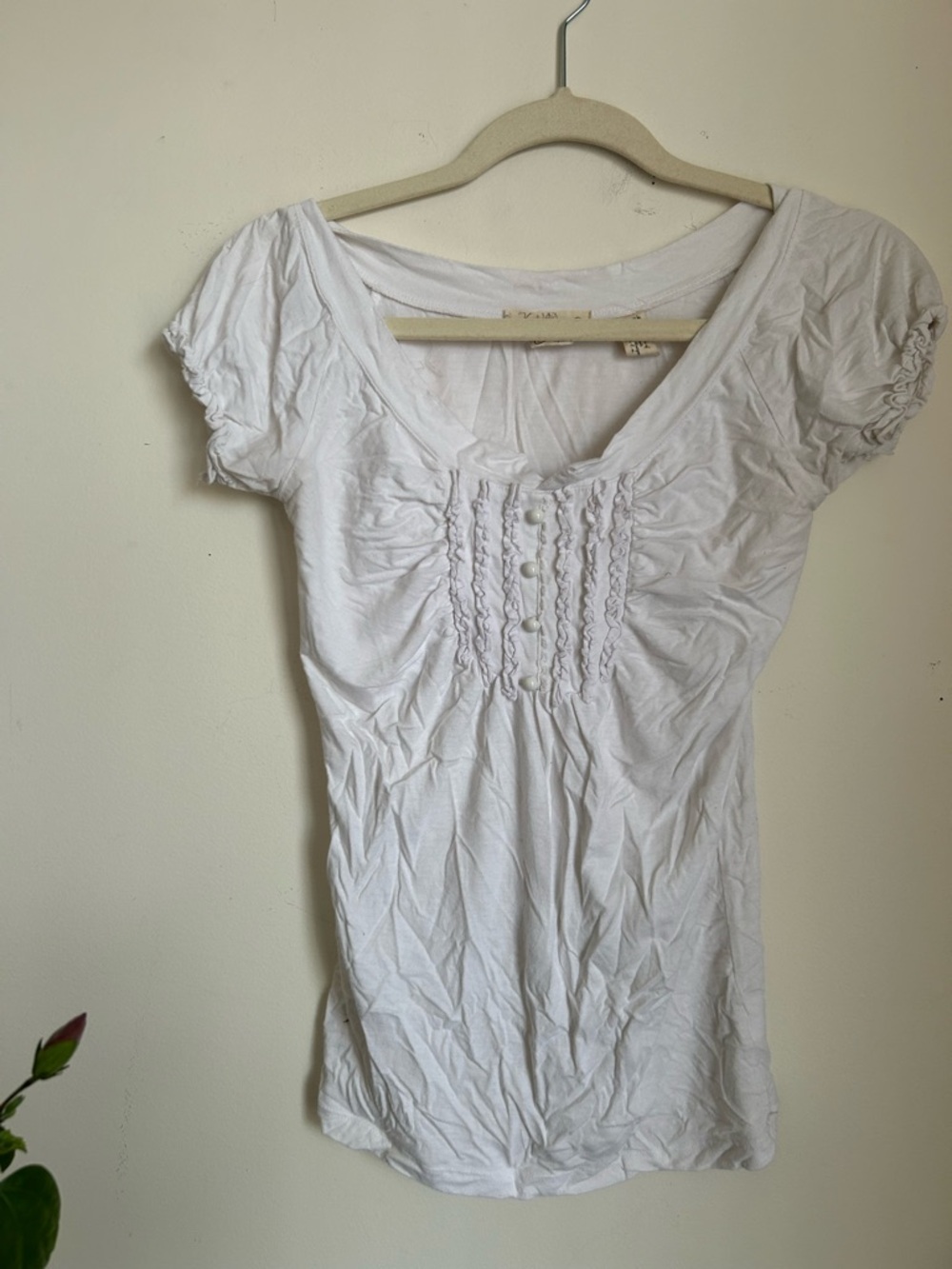 Vintage-Inspired Guess Milkmaid Top